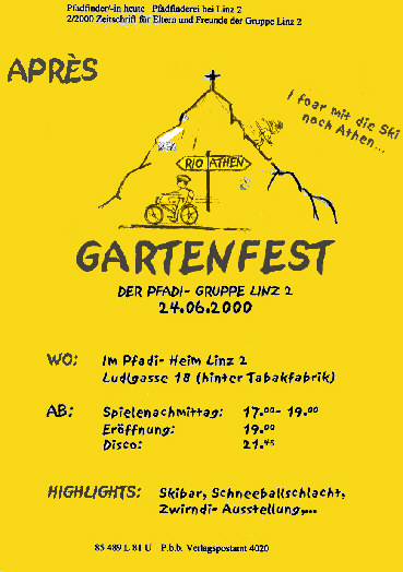 Sonderausgabe Gartenfest